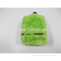 2015 new design fashion cute plush green storage bag backpack for kids